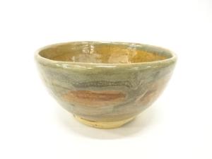 作家物　緑釉　茶碗
